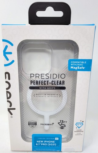 Funda Speck Presidio2 para Apple iPhone 13 Pro 6.1" 2021 con MagSafe y empuñaduras - Imagen 5 de 20