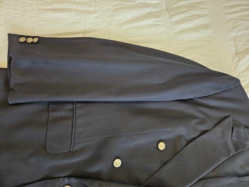 Ermenegildo Zegna Uomo 50??? Giacca tuta doppiopetto cappotto sportivo blazer nero - Foto 6 di 24