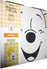Disney Winnie The Pooh 100% Cotton size SINGLE Duvet Cover set HAPPY THOUGHT NEW