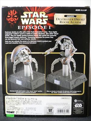 TOMY Star Wars Episode 1 Destroyer Droid Room Alarm from