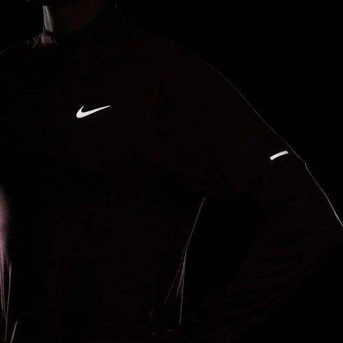 Nike Dri-FIT Element 1/2 Zip Running Long Sleeve Mens Shirt DD4756-681 Red Burgu - Bild 7 von 7