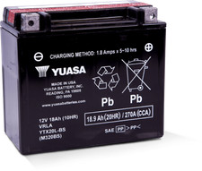Yuasa YTX20L-BS Maintenance Fits Free AGM 12 Volt Battery (Bottle Supplied)