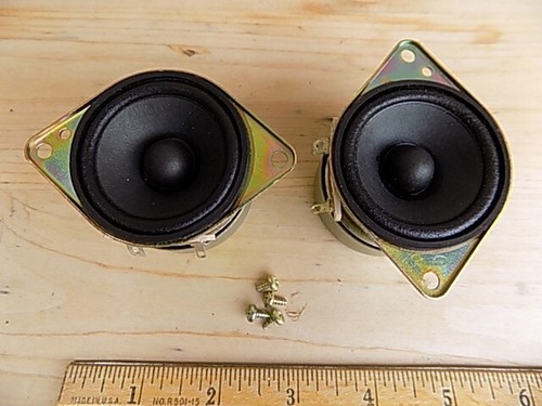 Altec Lansing / Samsung 2" inch 4 Ohm 5 Watt Full Range Micro Speaker Pair - Picture 1 of 3