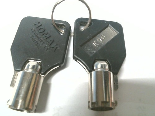 Homak serie F, H, K (2 tasti testa nera) per casseforti pistola e cassette degli attrezzi chiave - Foto 92 di 95