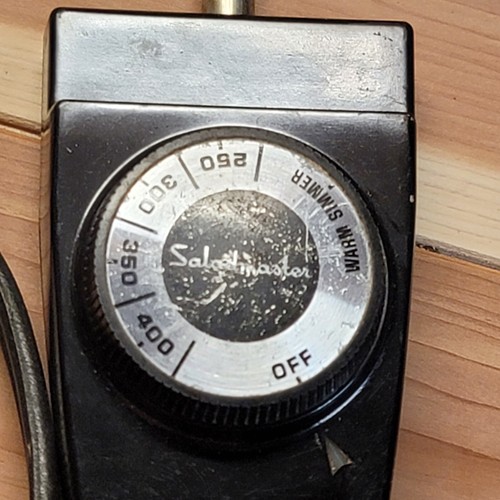 Saladmaster Padella Elettrica 11" #7817 Vintage Acciaio Inox Funziona NO COPERCHIO TESTATO - Foto 4 di 11