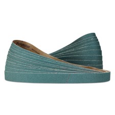 3/8" x 13" 60 Grit Zirconia Sanding File Belts for Grinding Metal - 20 PACK