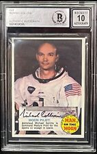MICHAEL COLLINS Signed Autograph Trading Card Graded 10 Moon Pilot NASA BAS MICHAEL COLLINS Signed Autograph Trading Card Graded 10 Moon Pilot NASA BAS