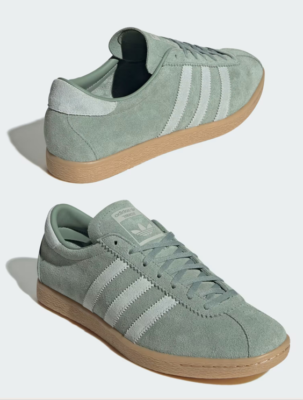国内配送 adidas TOBACCO SILVER GREEN/WONDER SILVER/GUM adidas Originals Tobacco JS1368 Silver Green Wonder Silver