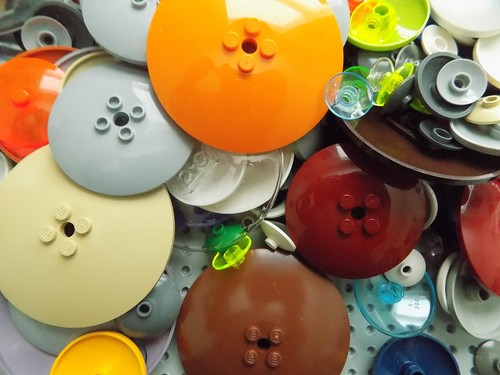 LEGO Bulk lot of 1/8 lb. of Radar Inverted Dish random pick of sizes and colors - Picture 4 of 7