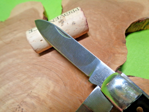 I*XL 2 Blade George Wostenholm Knife |Carbon, Possibly Buffalo Horn Scales - Picture 5 of 12