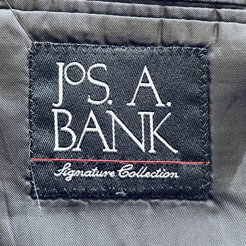 Jos A Bank Signature Sport Coat 42L Charcoal Gray 100% Wool Suit Jacket Blazer - Picture 6 of 7