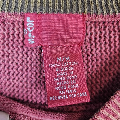 Levi's Herren Langarm Pullover Pulli Burnt Orange Größe M 100% Baumwolle - Bild 3 von 11