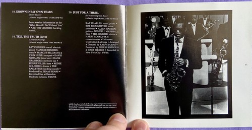 Ray Charles The best of Ray Charles: The Atlantic Years CD 1994 Rhino - Picture 14 of 15