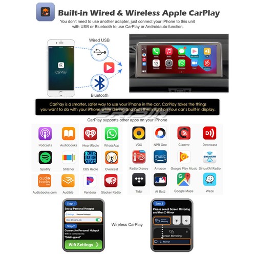 64GB 10.25" Android 14 IPS Autoradio GPS Navi für BMW X1 F48 NBT DAB+DVR CarPlay - Bild 4 von 24