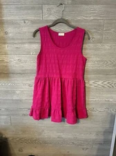 Be stage pink tank size medium boutique top tunic