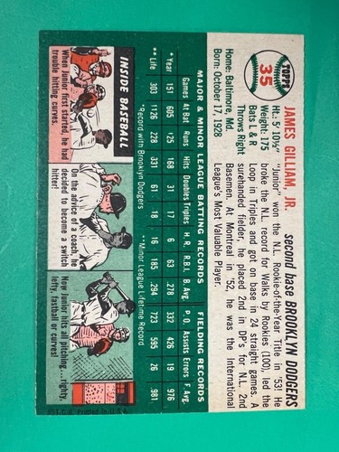 1954 TOPPS BASEBALL CARDS - COMPLETE YOUR SET - PICK YOUR CARD - Picture 37 of 158