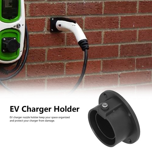 EV Charger Nozzle Holster Type 2 Cable Holder Wall Mount Pothook Wall Box Or ECA - Imagen 12 de 12