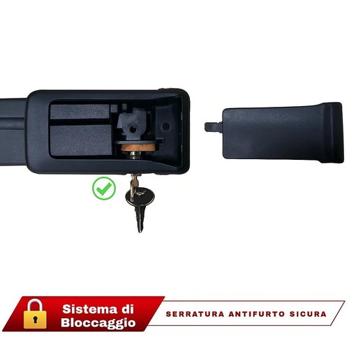 per Toyota 4Runner MK5 N280 Cross Barre da Tetto Portatutto Portapacchi NERO - Imagen 9 de 14