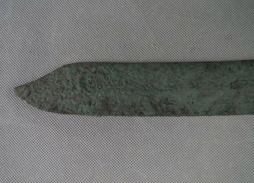 Huge Ancient Chinese Bronze Ge Axe Halberd Dagger Eastern Zhou Dynasty - Picture 10 of 10