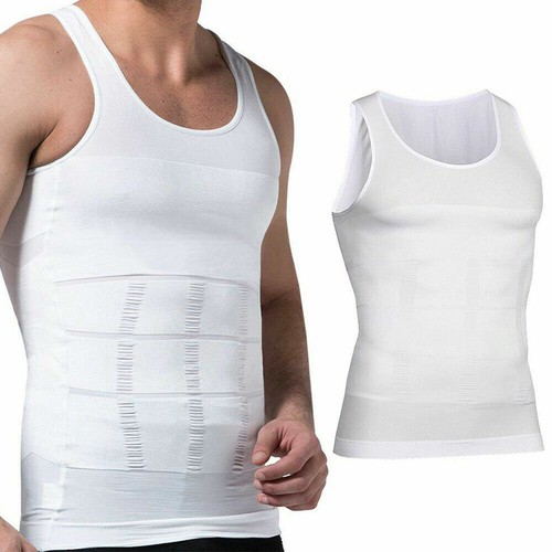 Men Waist Trainer Sauna Sweat Shirt Vest Body Shaper Workout Tank Top Neoprene - Picture 21 of 22