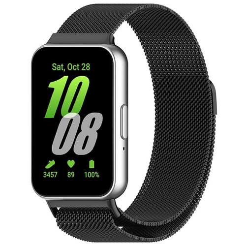 Milanese Magnetic Loop Steel Watch Band Strap For Samsung Galaxy Fit3 (SM-R390) - Picture 8 of 23