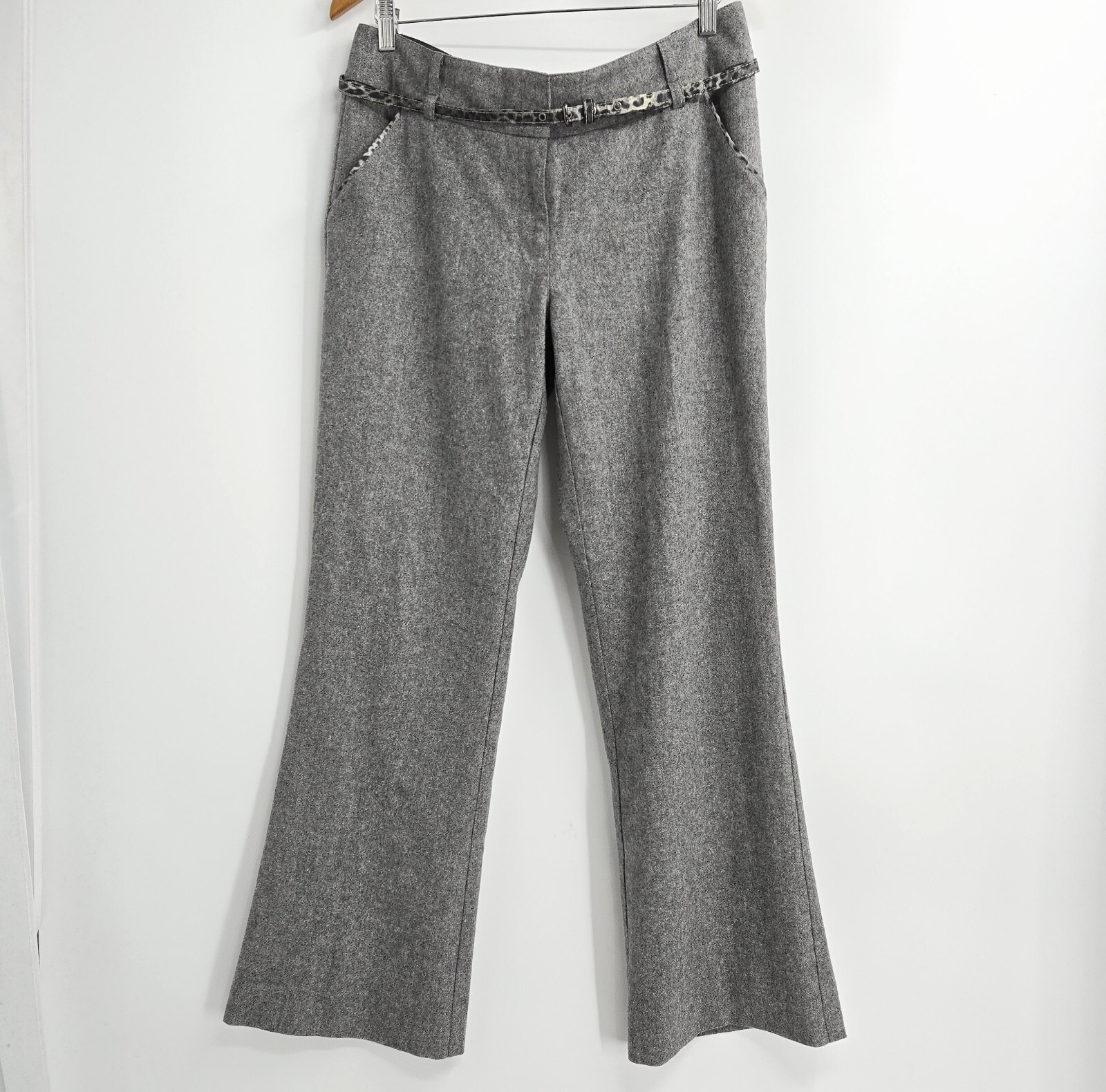 Cache Pants Women's Size 10 Bootcut Flare Belted … - image 14