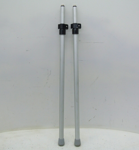 Lot of 2 Marine Boat Canvas Cockpit Storage Cover Snap On Support Pole Set