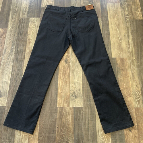 The Great Plains Vintage Black Pants Straight Leg Made in USA Size W36 L32 - Picture 1 of 11