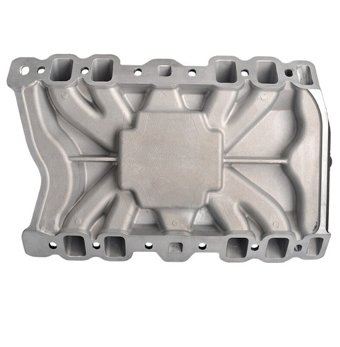 Colector de admisión de aluminio plano bajo para Oldsmobile 400 425 455 negro - Imagen 8 de 11