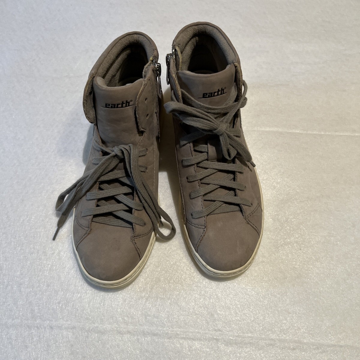 Earth Womens Zeal High Top Sneakers Shoes 6B Missing Straps | eBay