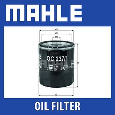 Mahle Oil Filter OC237/1 - fits Rover - Genuine Part - OE Matching Fit & Quality