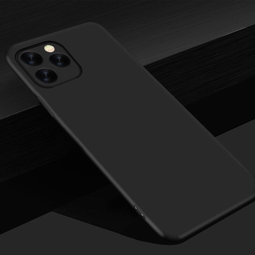 Custodia morbida nera semplice ultra sottile per iPhone 12 11 Pro XS Max XR 7 8 Plus - Foto 6 di 14