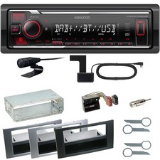 Kenwood KMM-BT408DAB Bluetooth DAB Einbauset für Ford Kuga Fusion Galaxy S-Max