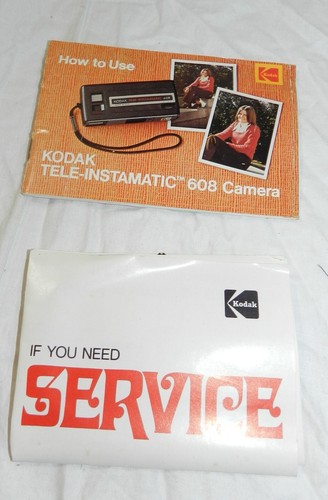 Cámara Kodak Tele-Instamatic 608 de colección para película de 110 mm con caja - Imagen 8 de 8
