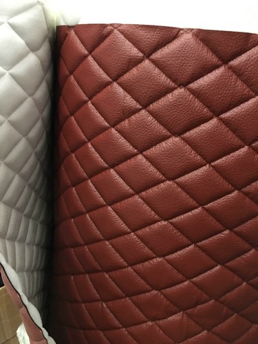 Tricotta Quilted Upholstery Vinyl Fabric with 3/8" Foam Backing by the yard - Picture 3 of 3