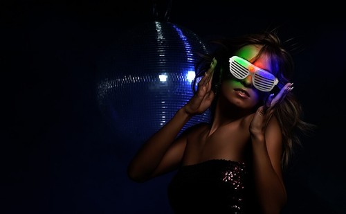 5 White Flashing LED Shutter Glasses Light Up Rave Slotted Party Glow Shades Fun - Picture 4 of 5