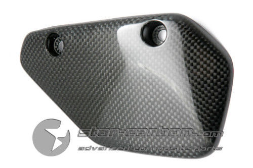 PROTECTOR DE CADENA INFERIOR DUCATI HYPERMOTARD 796 1100 FIBRA DE CARBONO - Imagen 1 de 3