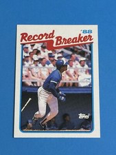 1989 Topps George Bell ‘88 Record Breaker #1 Toronto Blue Jays (Q)
