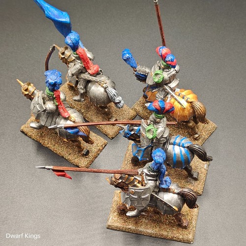 Warhammer Unità Cavalieri Impero Dipinto 2000 - Foto 3 di 9