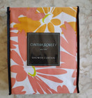 Cynthia Rowley Fabric Shower Curtain 72" x 72" 'SUNNY' NEW