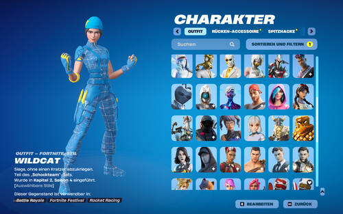 Account (PC) Wildcat, Psycho Bandit and more - Bild 2 von 11
