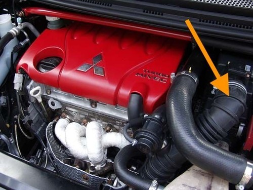 Fit Mitsubishi Ralliart COLT Z27A 4G15 Turbo Induction Air Suction Intake Pipe - Picture 3 of 4