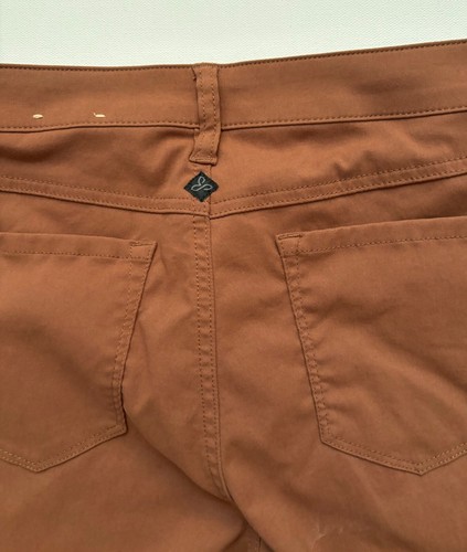 prAna Womens Straight Leg Tapered Pants Brown Size 4 - Picture 3 of 10