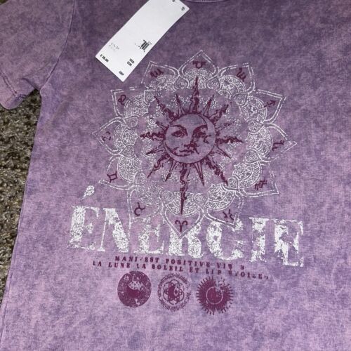 Urban Outfitters BDG Purple Graphic Tee Shirt Size Small NWT - Picture 4 of 4