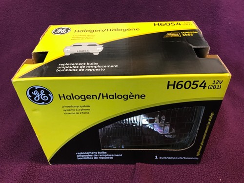GE H6054 Halogen Headlamp 12 Volt Headlight High-Low Sealed Beam Light Auto - Foto 6 di 6