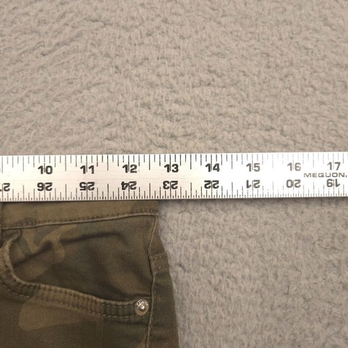 Denim Co. Camo Cargo Pants Womens 4 USA Green Utility Pockets - Picture 5 of 12