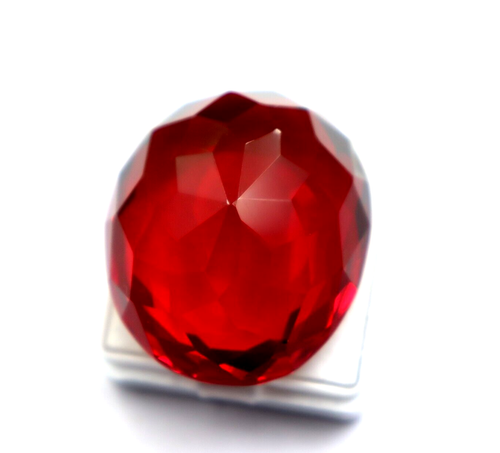 Red Brazilian Topaz Loose Gemstone topaz pendant Oval Shape 85 Ct Beautiful AAA+ - Bild 4 von 6