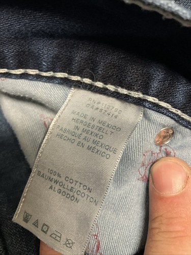 Pantalones de mezclilla rectos True Religion para mujer talla 46 RN# 112790 CA# 57414 bordados - Imagen 4 de 7