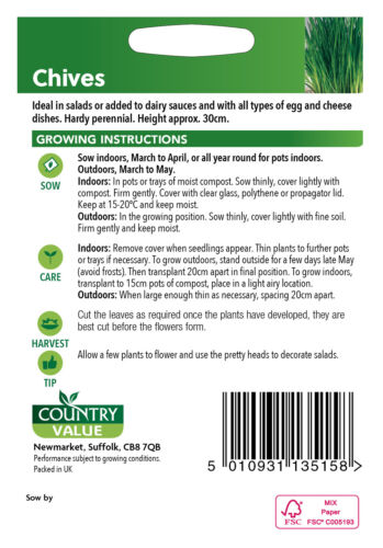 Herb And Vegetable Seeds Mr Fothergills Country Value - Picture 16 of 152