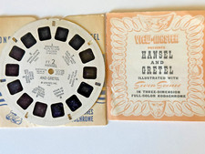 SAWYER'S VIEW-MASTER REEL FT 2 HANSEL AND GRETEL WITH BOOKLET SLEEVE 1946